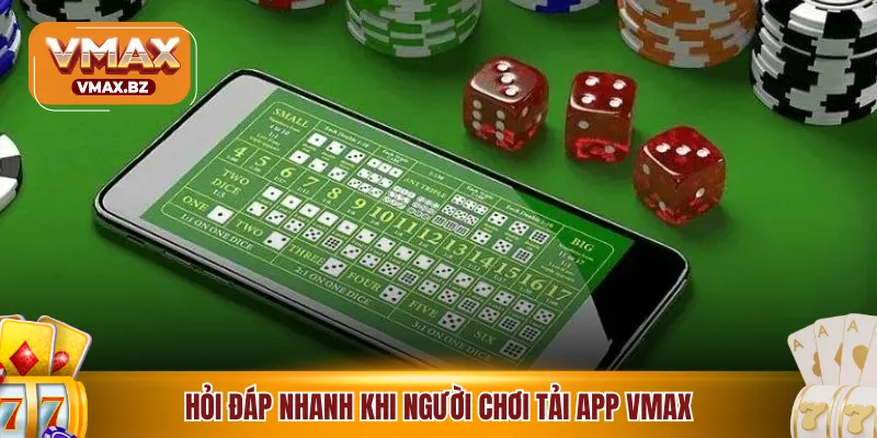 Hỏi đáp nhanh khi người chơi tải app VMAX