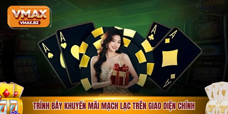 Trình bày khuyến mãi mạch lạc trên giao diện chính